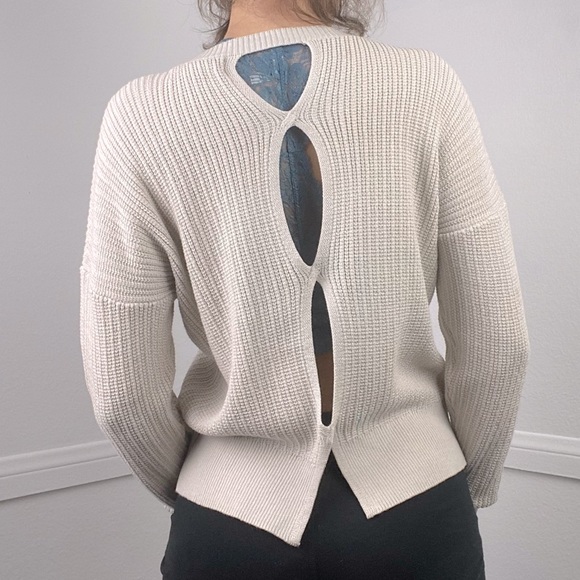 Pink rose ribbed sweater magic stone size S NWT - Picture 1 of 14